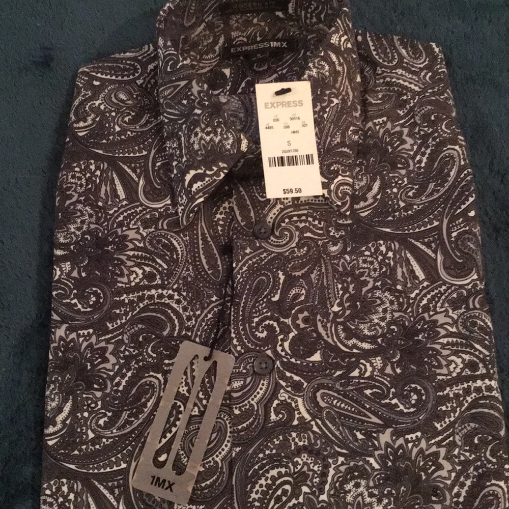Express modern fit men’s button down